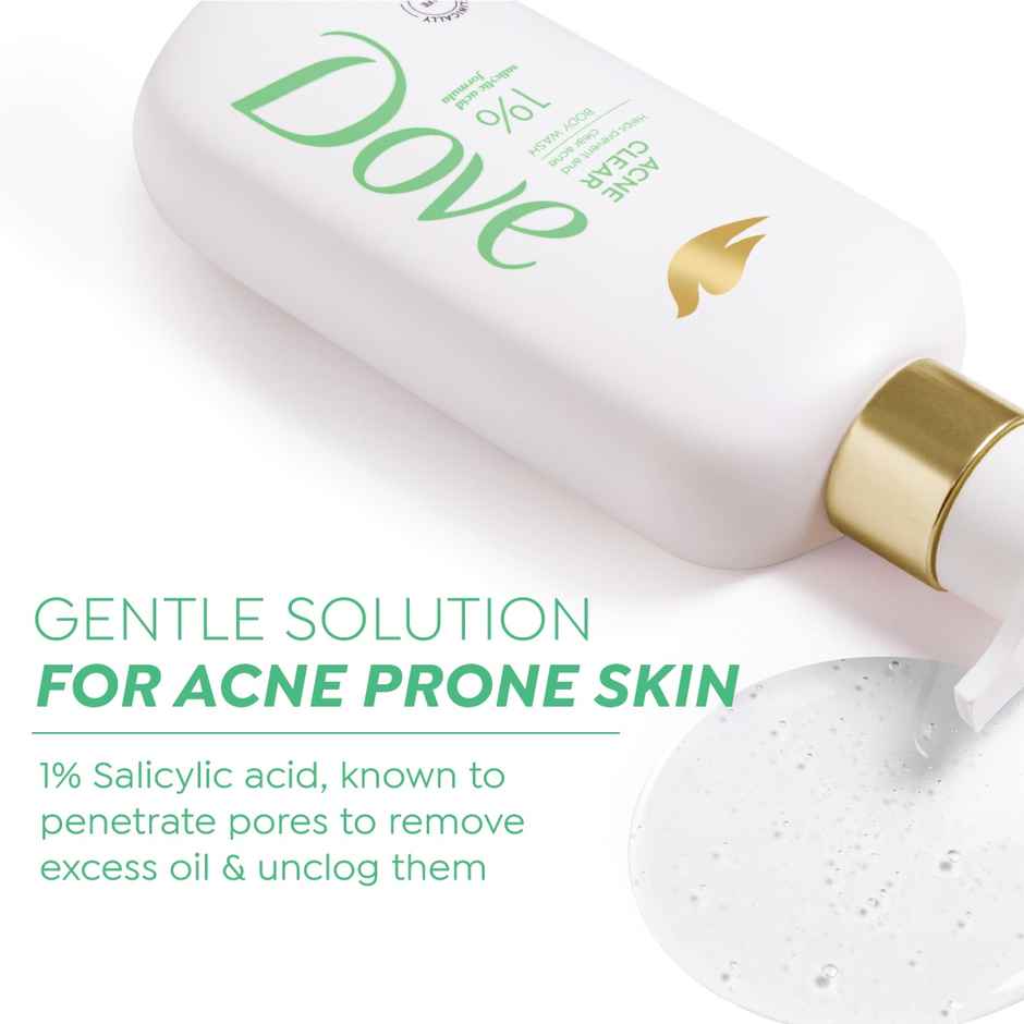 Dove 1% Salicylic Acid Formula Acne Clear Serum Body Wash