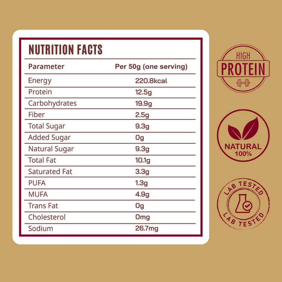 FitFeast Mocha Boost Protein Bar (6) | 12g Protein | All Natural, Tastes Like Real Chocolate