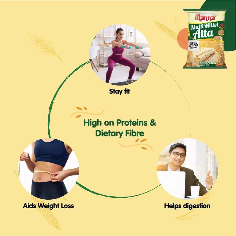 Manna Foods Multi Millet Atta