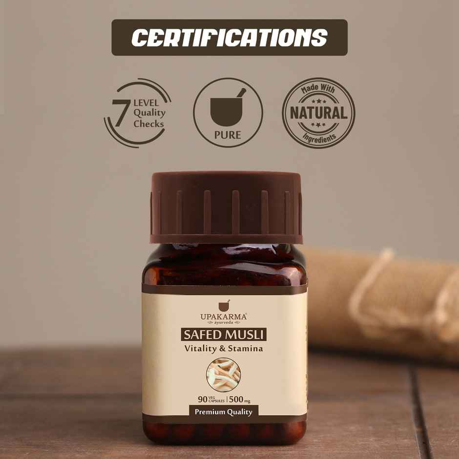 Upakarma Safed Musli 90 Capsules