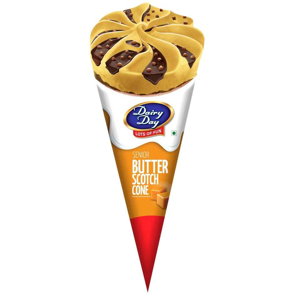 Dairy Day Butterscotch Ice Cream Cone Combo