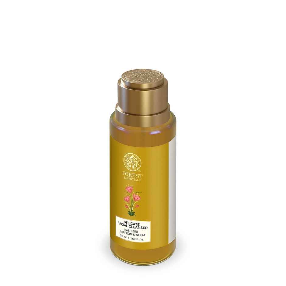 Forest Essentials Facial Cleanser Kashmiri Saffron & Neem | Brightening Face Wash