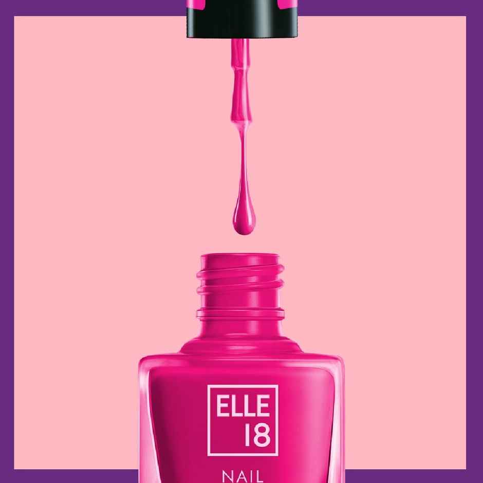 Elle 18 Nail Pops Nail Colour | Chip Resistant | Quick Drying | Glossy Finish | Shade 125