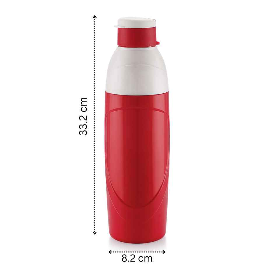 Cello Plastic Puro Classic Water Bottle Keeps Content Cold for Long Hours | Assorted | 730 ml