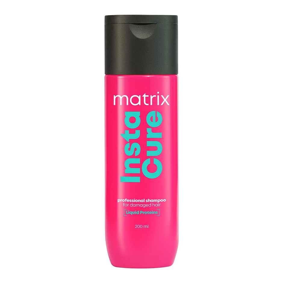 Matrix InstaCure Liquid Protein Shampoo for Damaged Hair | Reduce Split Ends, Breakage, Paraben Free