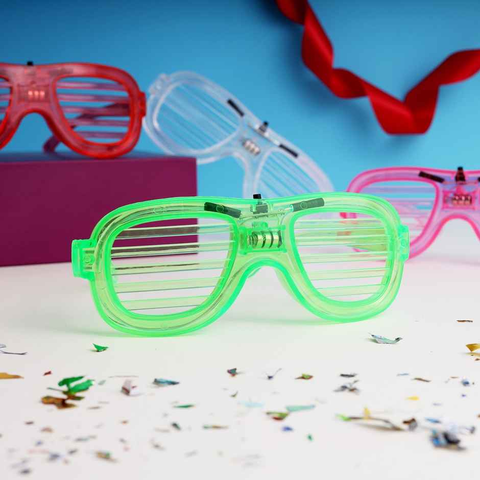LED Party Glasses Rechargeable | Birthday Celebration Party Accessories | Propcon