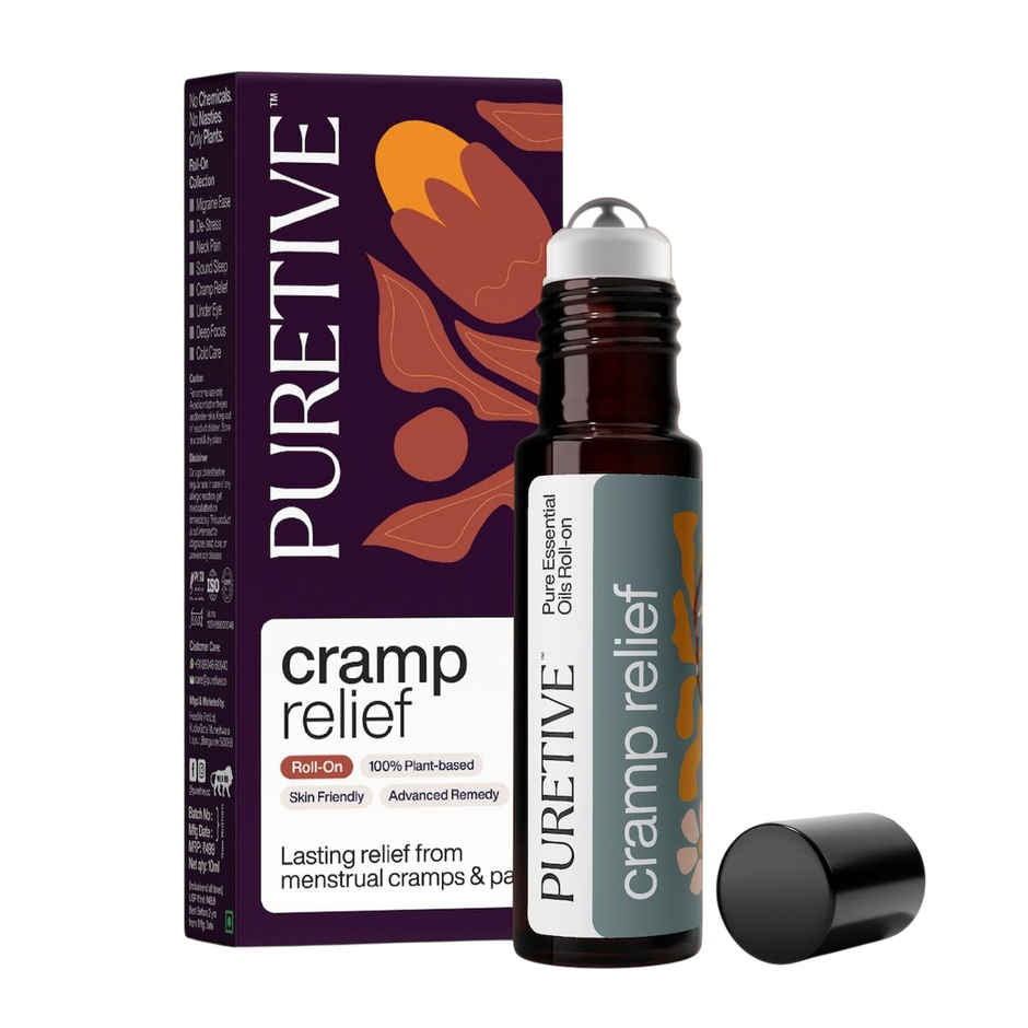 Puretive Cramp Relief Roll On for Period and Abdomen Cramp