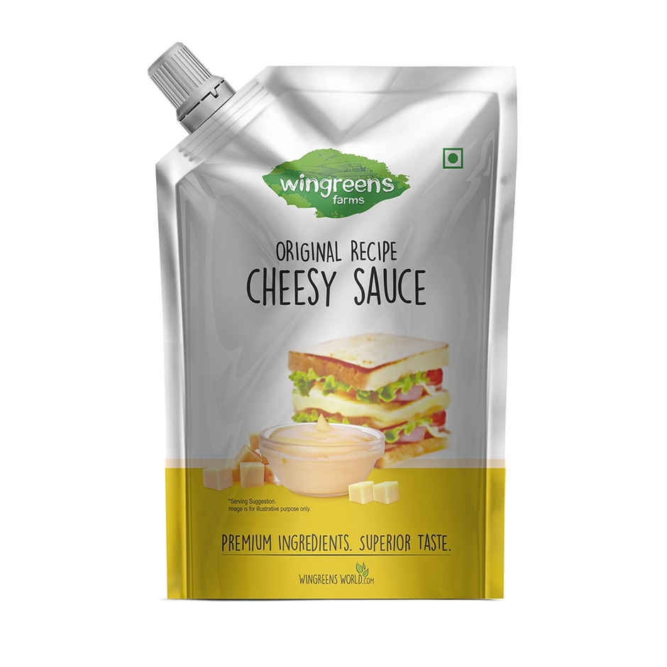 Wingreens Farms Cheesy Sauce Spout Pouch