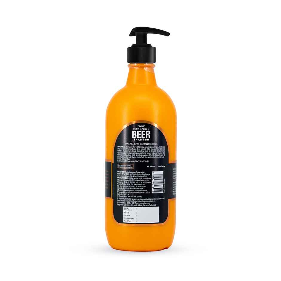 Park Avenue Beer Shampoo Shiny & Bouncy