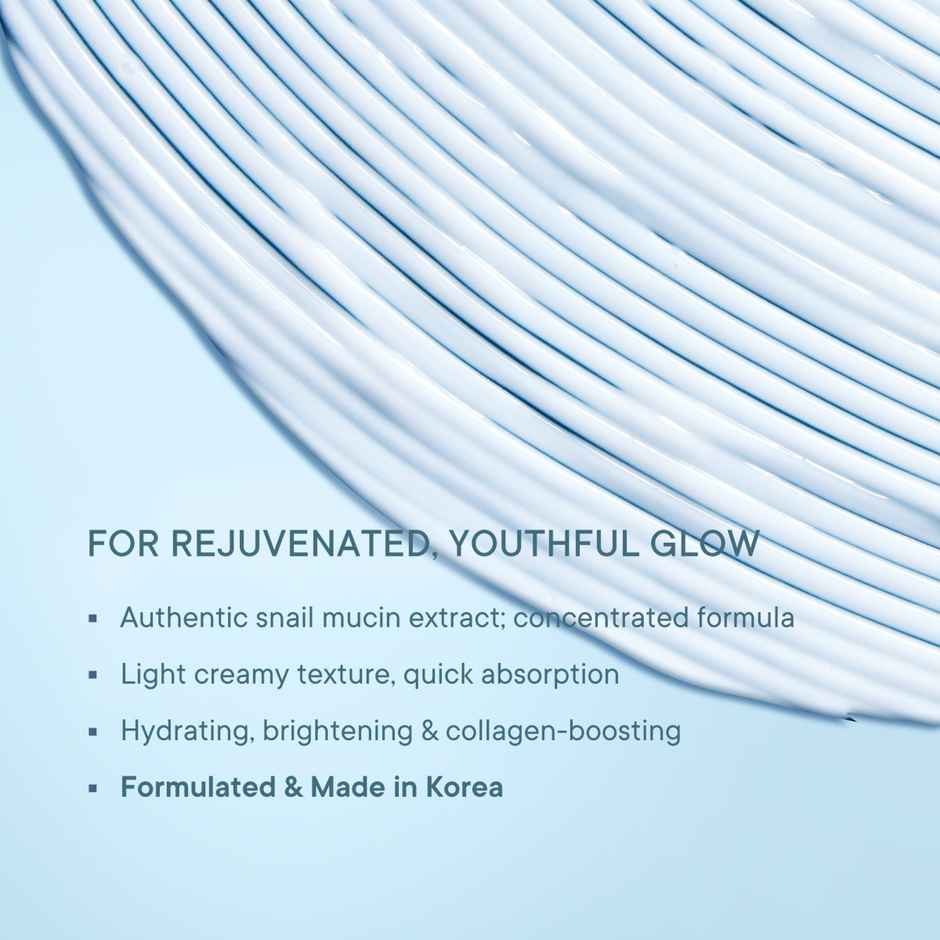 Quench Botanics 92% Snail Mucin Collagen Boost Moisturizer