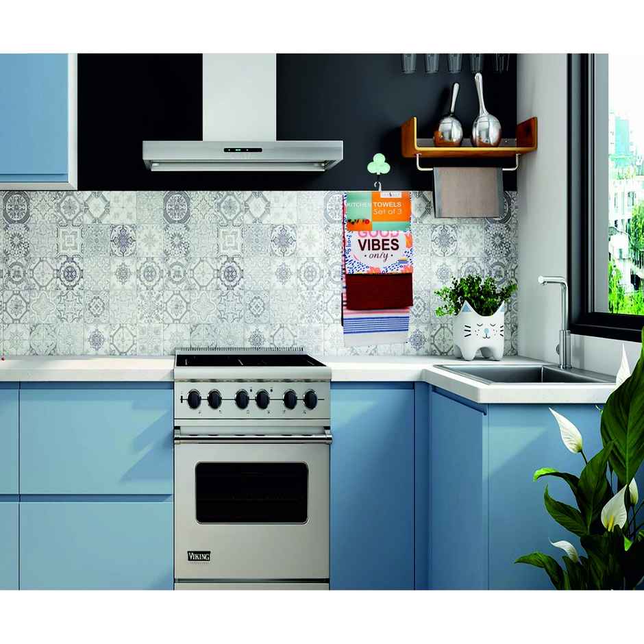 Leosoft Kitchen Towel 40 Cm x 60 Cm Maroon Multi