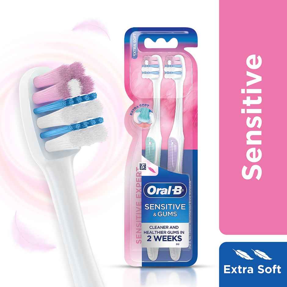 Oral-B Sensitive Expert | Superior Gentle Clean | Compact Head | Healthier Gums | Extra Soft