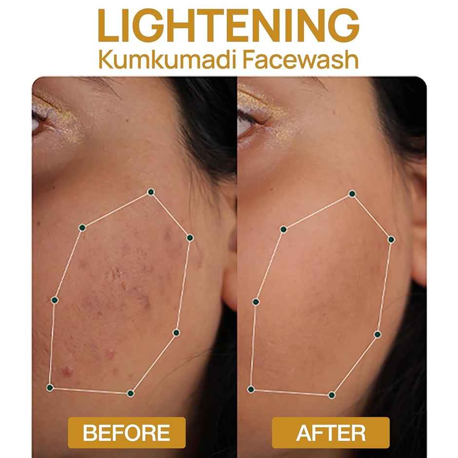 Soulflower Kumkumadi Face Wash With Saffron, Turmeric & Aloe Vera