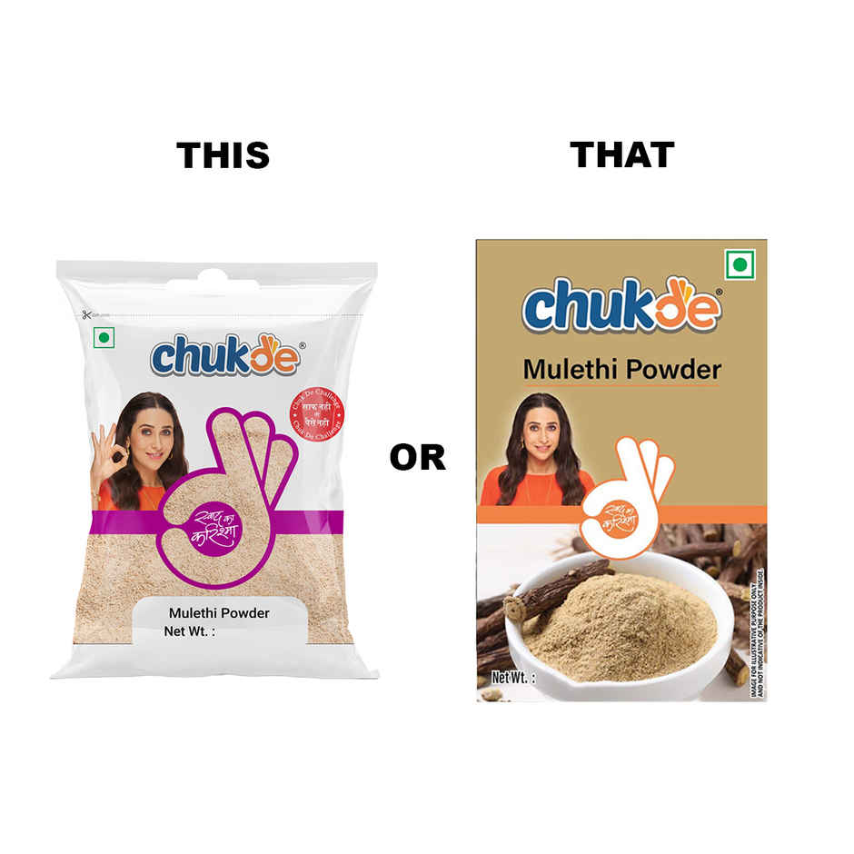 Chukde Mulethi Powder (Licorice Root Powder)