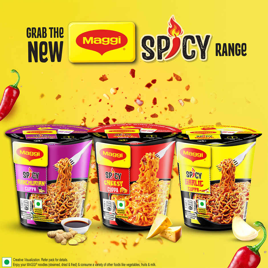 Maggi Spicy Cheesy Instant Cuppa Noodles