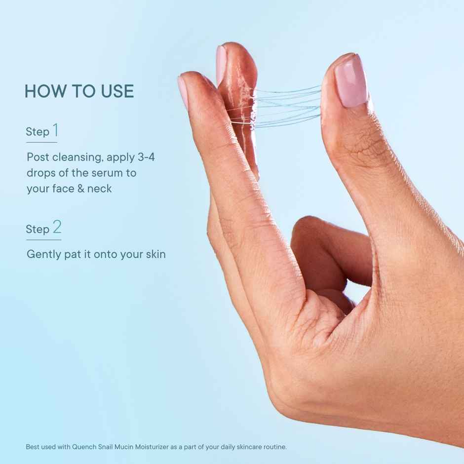 Quench Botanics 96% Snail Mucin Collagen Boost Serum