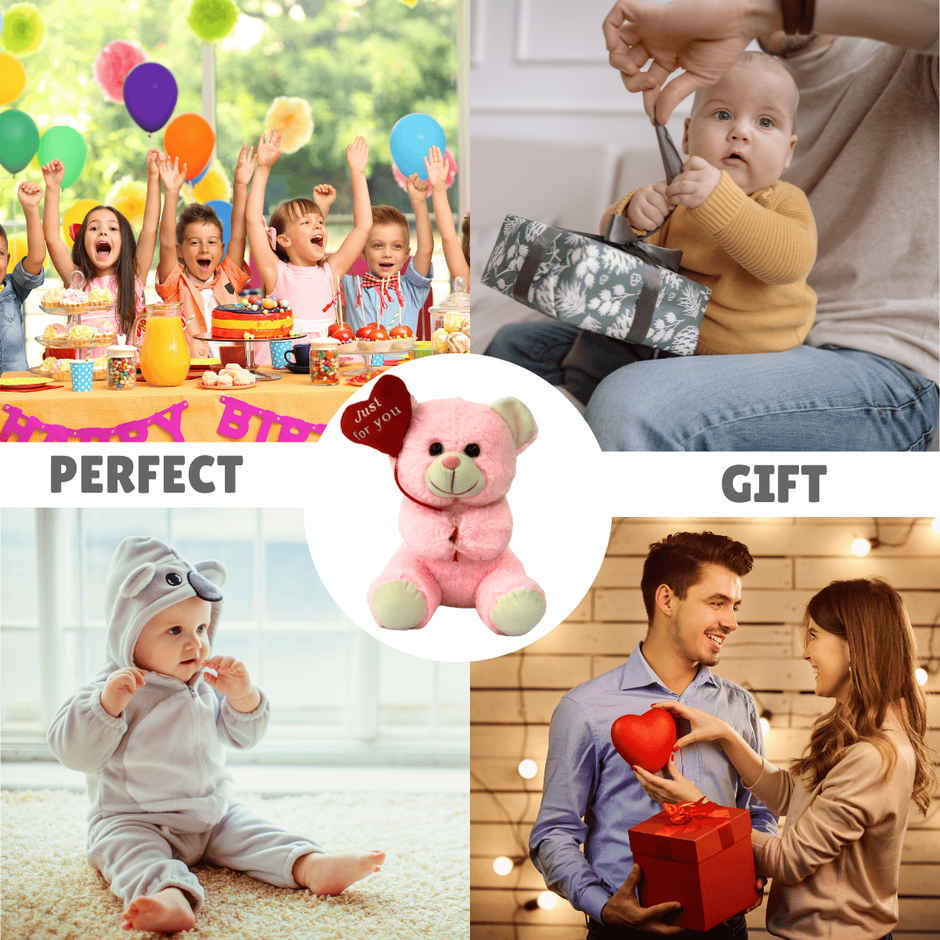 Toytales Teddy Bear | Plush Toy | Gift For Kids | Soft Toy | Baby Gifts | Cute Toy|Pink 30 cm