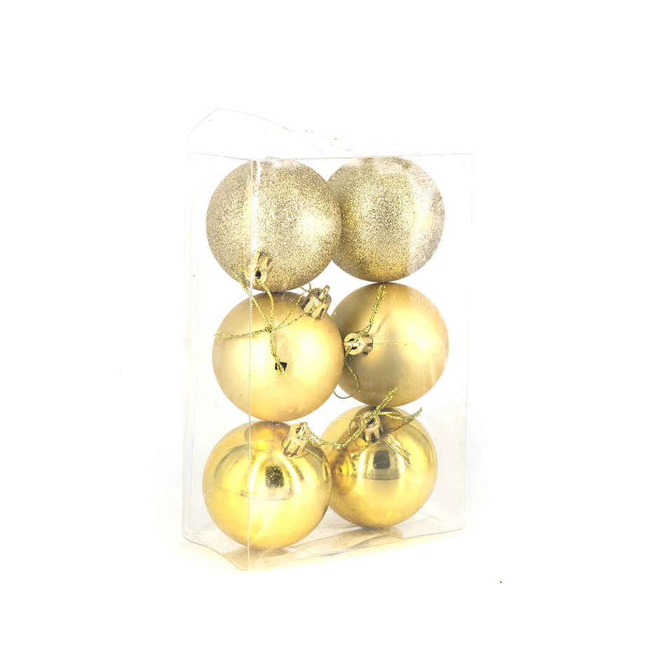 Christmas Decoration Hanging Balls | Gold |Gullak