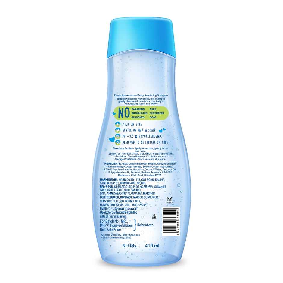 Parachute Advansed Coconut Baby Shampoo | Tear free