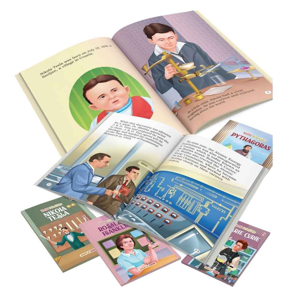 Story Books For Kids | Set Of 15 - Scientists | Biographies For Children | Age 6+