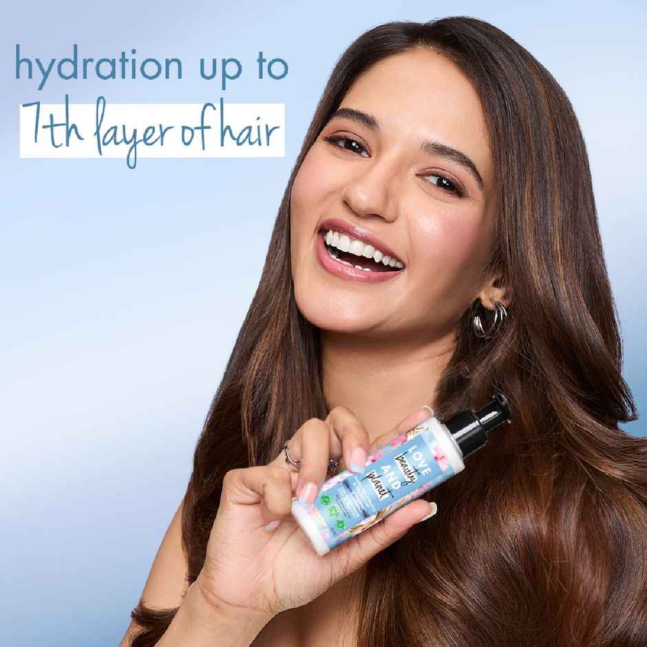 Love Beauty & Planet Jojoba Oil | Hibiscus & Pentavitin Deep Conditioning Leave-In Treatment