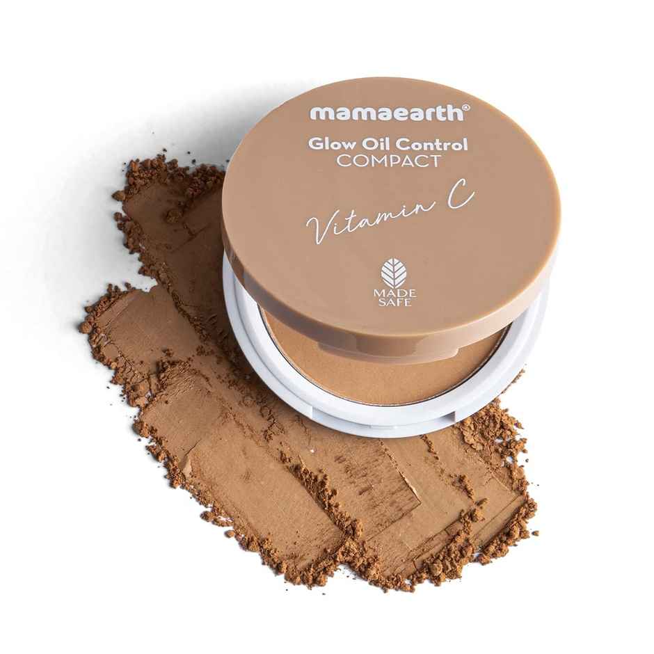 Mamaearth Compact Powder - Nude Glow | SPF 30 Sun Protection Combo