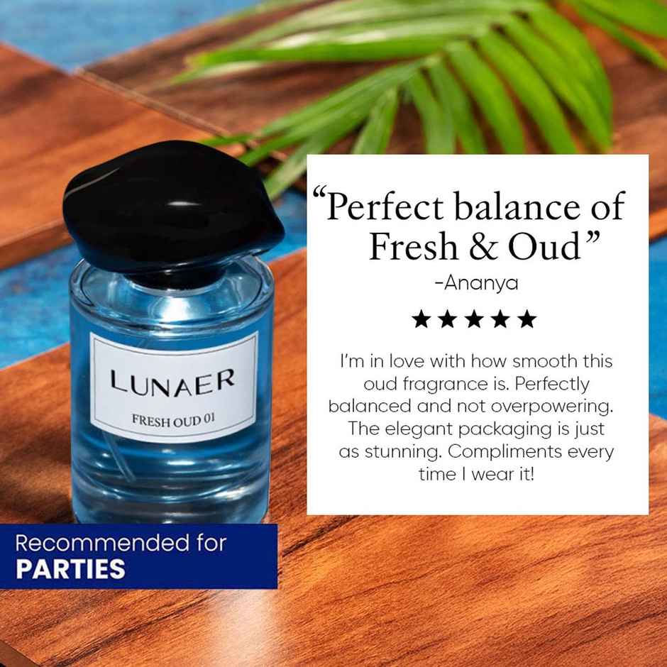 Lunaer Fresh Oud Unisex Luxury Perfume