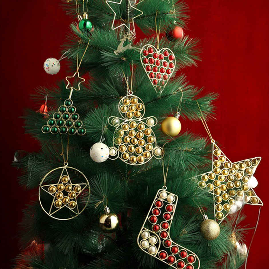Metal Christmas Socks Hanging Ornament | Urban Born