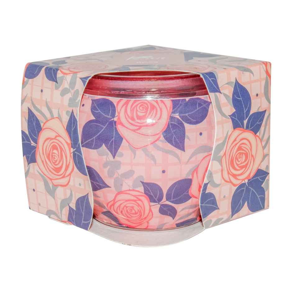 Shrink Sleeve Glass Candle | Rose | Pan Aromas