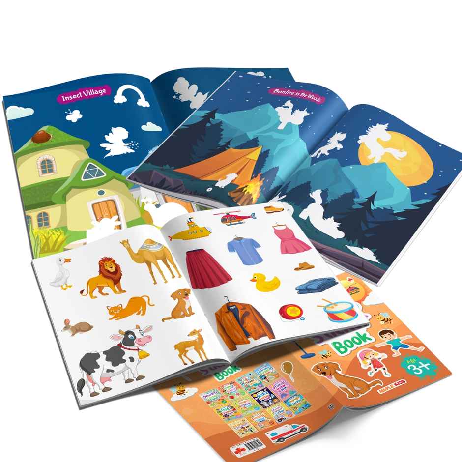 Sticker Books Fairy | Jungle | Words | Unicorn