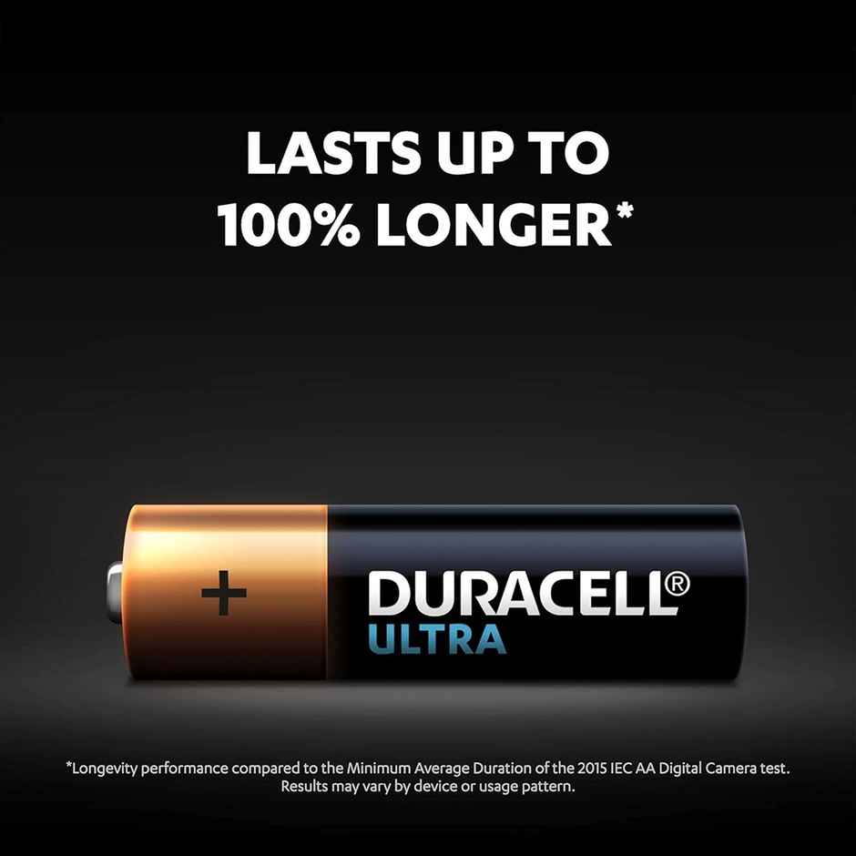 Duracell Ultra Alkaline AA Battery | Pack of 4