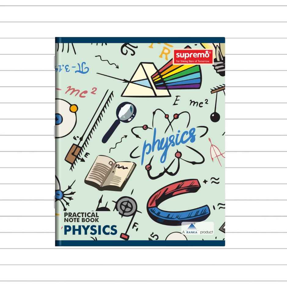 Ranka Supremo Practical Book Physics 265 X 215 Mm, Single Line/ Blank (Standard), 140 Pages