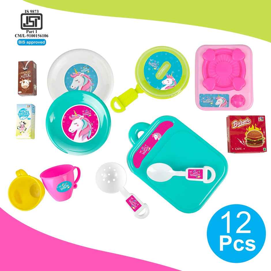 Itoys Kitchen Set 1-unicorn (Colour May Vary)