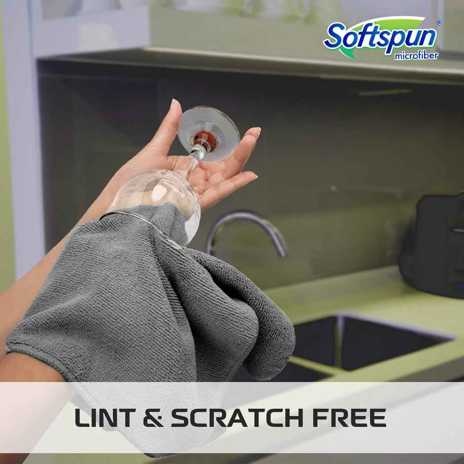 Softspun Microfiber Cleaning Cloths (340 Gsm, 40X40Cm, 2Pc, Grey) (2pc) & Motomax Chain Lube Spray 100 Ml (1pc) & 3M Premium Liquid Wax | Restores Car Paint Gloss And Lustre, Water Repellent | 200 Ml (200ml) & 3M Foaming Car Interior Cleaner | Upholstery & Leather Cleaner | 290 G (290g) Combo