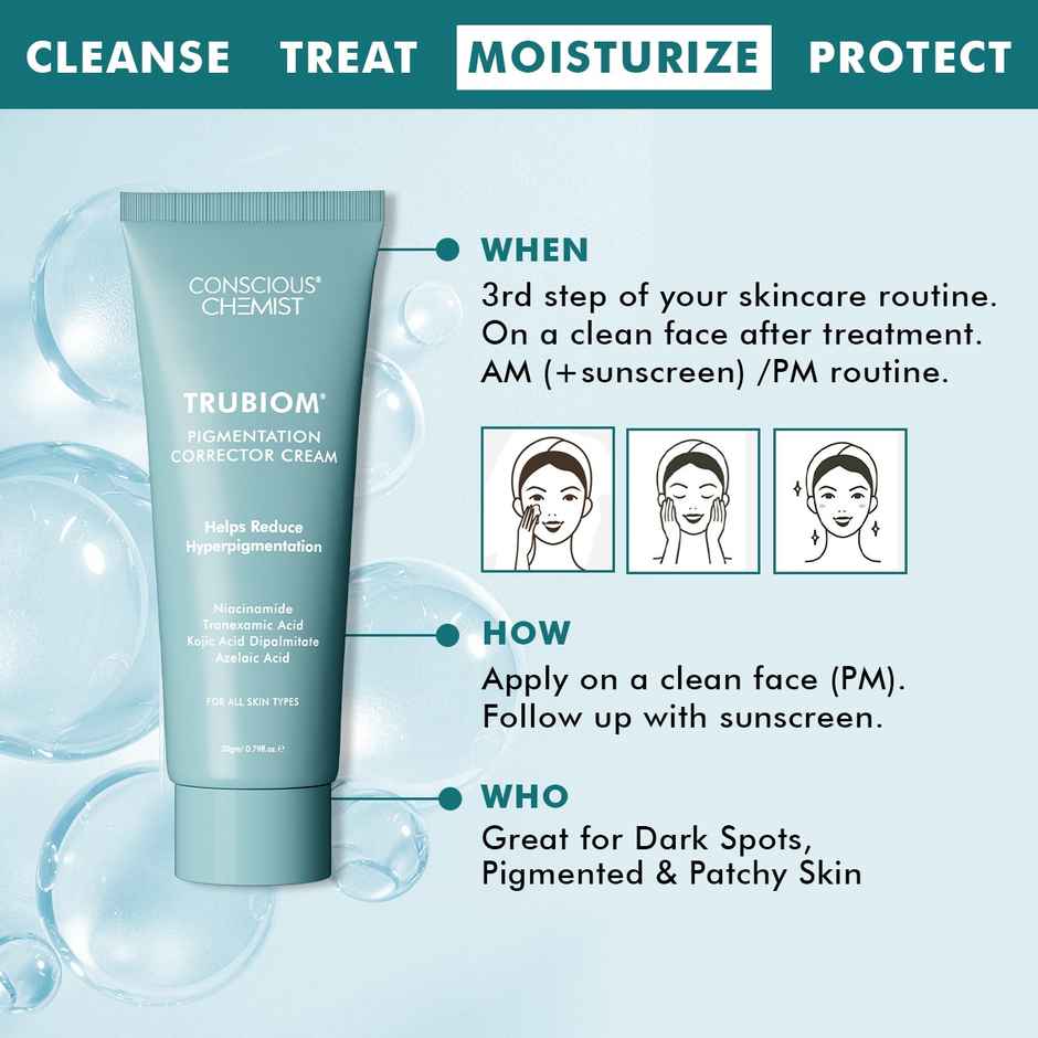 Conscious Chemist Niacinamide Pigmentation Corrector Night Cream Moisturiser For Dark Spots