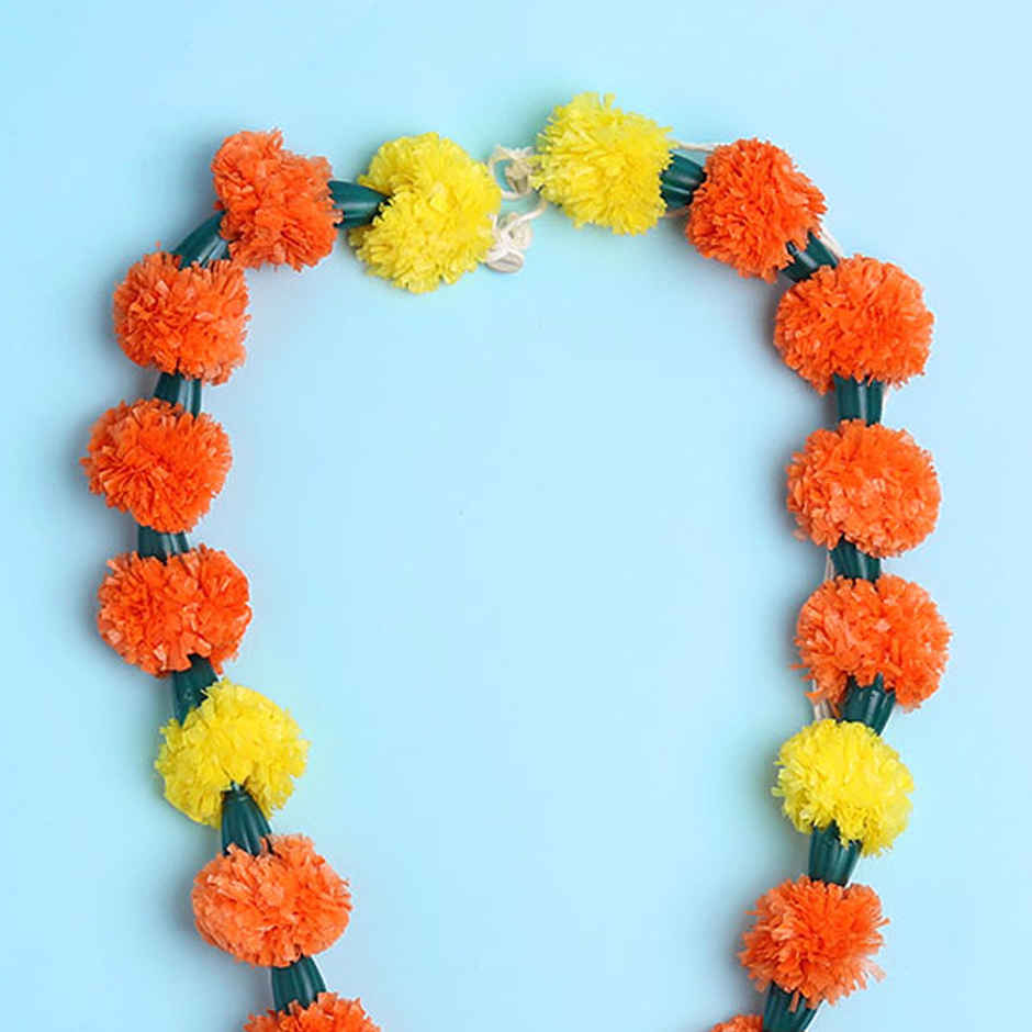Haar Garland Medium Orange Yellow | Gullak