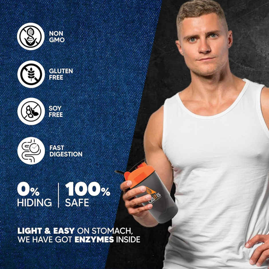 AS-IT-IS ATOM PWR Whey Protein With Enzymes, Double Rich Chocolate