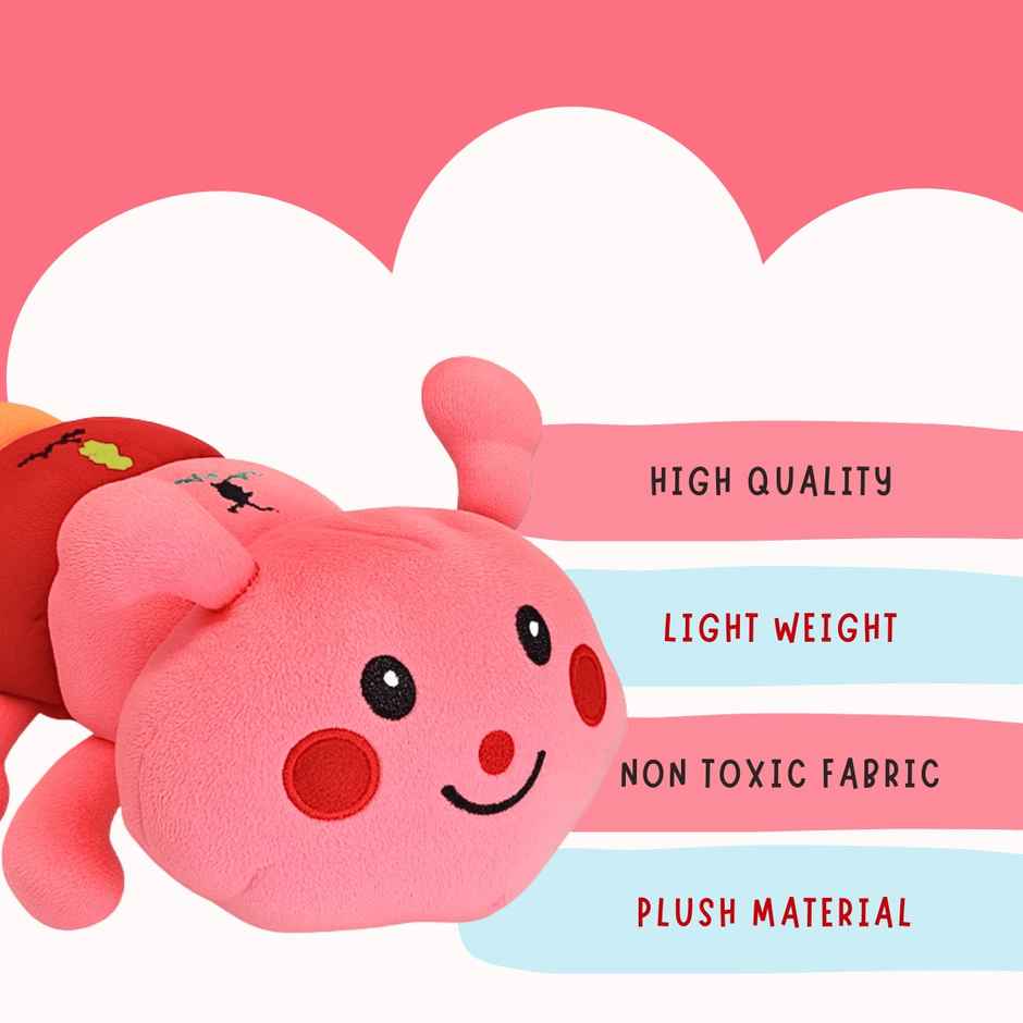 Toytales Adorable Colorful Caterpillar Soft Toy