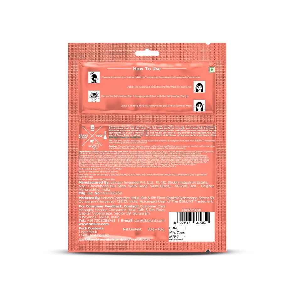 Bblunt Advanced Smoothening Heat Hair Spa Mask With Keratin & Hyaluronic Acid