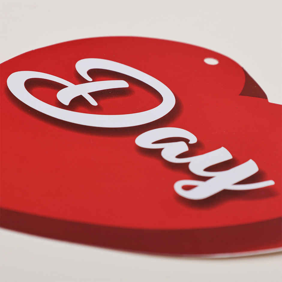 Valentines Day Banner of Hearts | Oye Happy