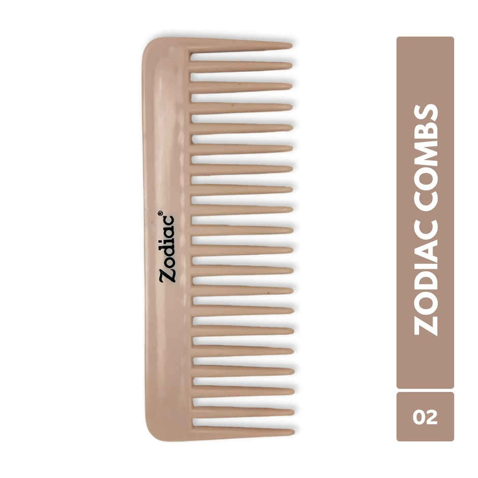 Zodiac Wide Tooth Comb | Brown
