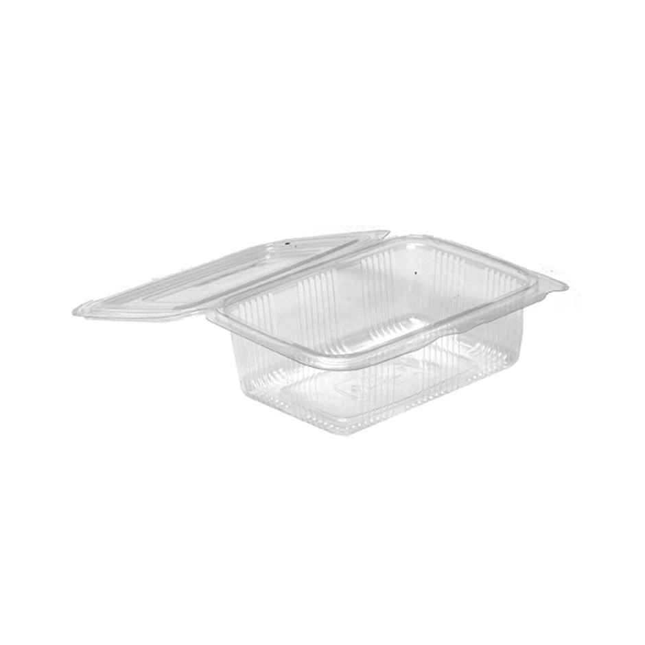 Plastic Hinge Box | Pack Of 10 | 250 ml | Tempware