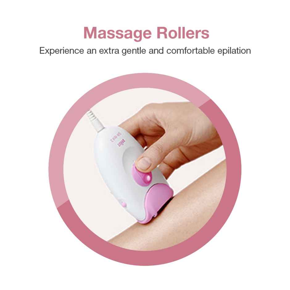 Braun Silk Epilator Se 3031 For Long-Lasting Hair Removal From Roots,White & Pink