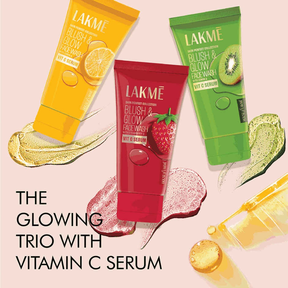 Lakme Blush & Glow Strawberry Freshness Gel Face Wash