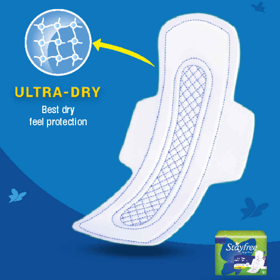 Stayfree Dry Max Ultra Thin Sanitary Pads | 16 pcs