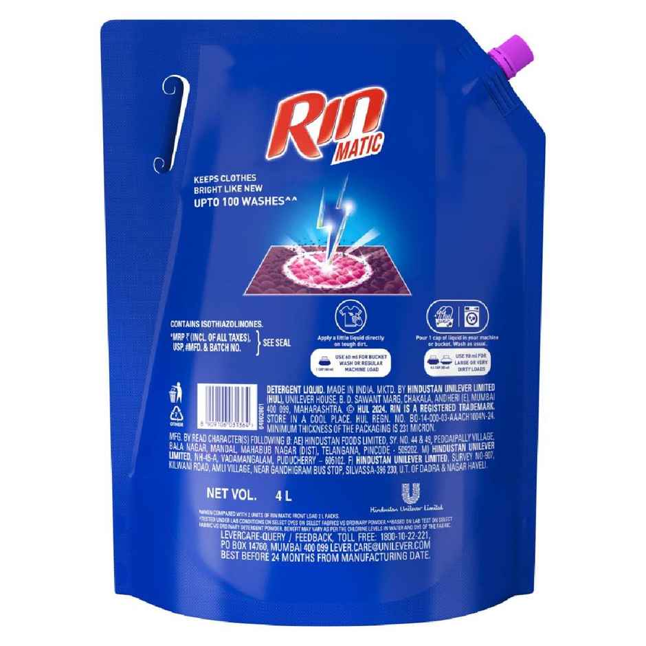 Rin Matic Liquid 4L Front Load