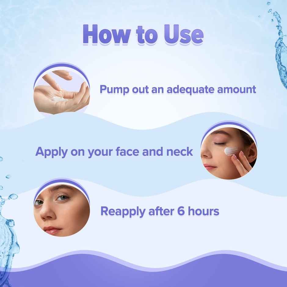 Aqualogica Illuminate+ Dewy Lightweight Sunscreen Gel SPF 50+ PA++++ for All Skin Types