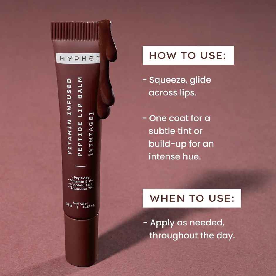 Hyphen Vitamin-Infused Peptide Tinted Lip Balm - Vintage