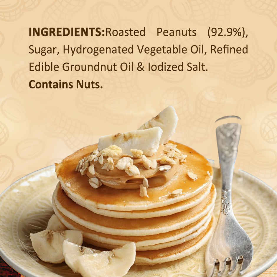 Sundrop Peanut Butter | Crunchy | With 26% Protein | Premium Roasted Peanuts | No Preservatives