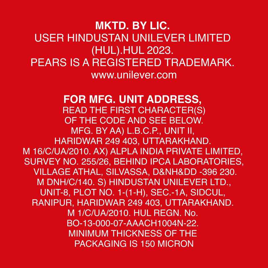 Pears Naturale Brightening Pomegranate Bodywash